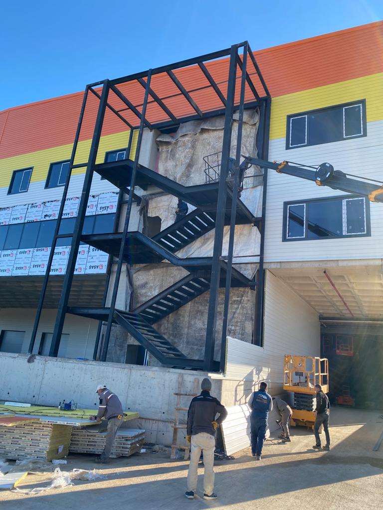 Çelik merdiven işleri